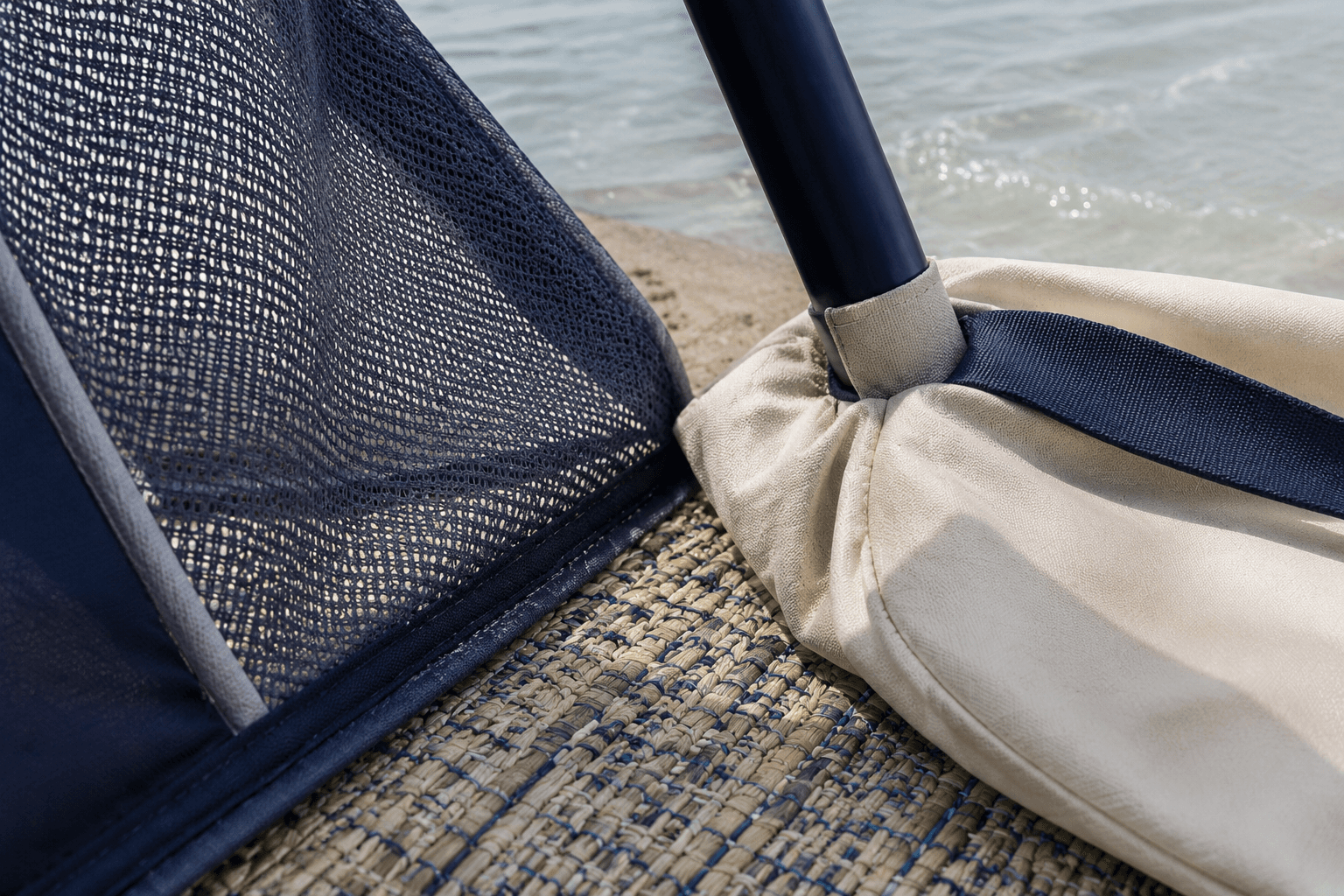 Folding Beach Wagon detail illustration